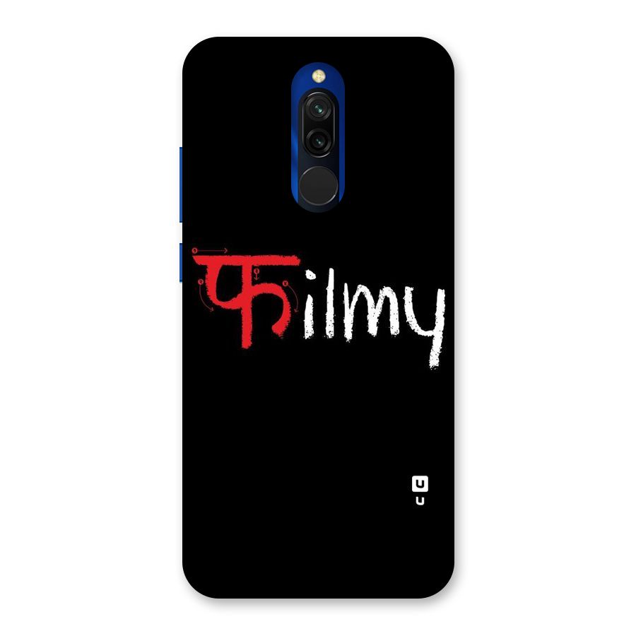 Filmy Back Case for Redmi 8