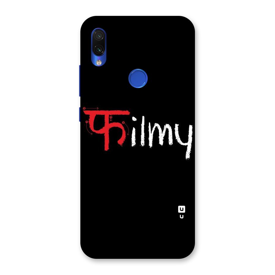 Filmy Back Case for Redmi Note 7S