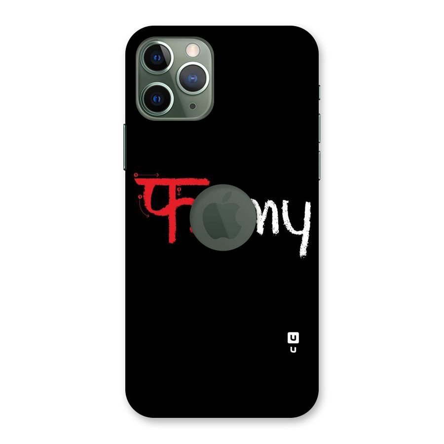 Filmy Back Case for iPhone 11 Pro Logo  Cut