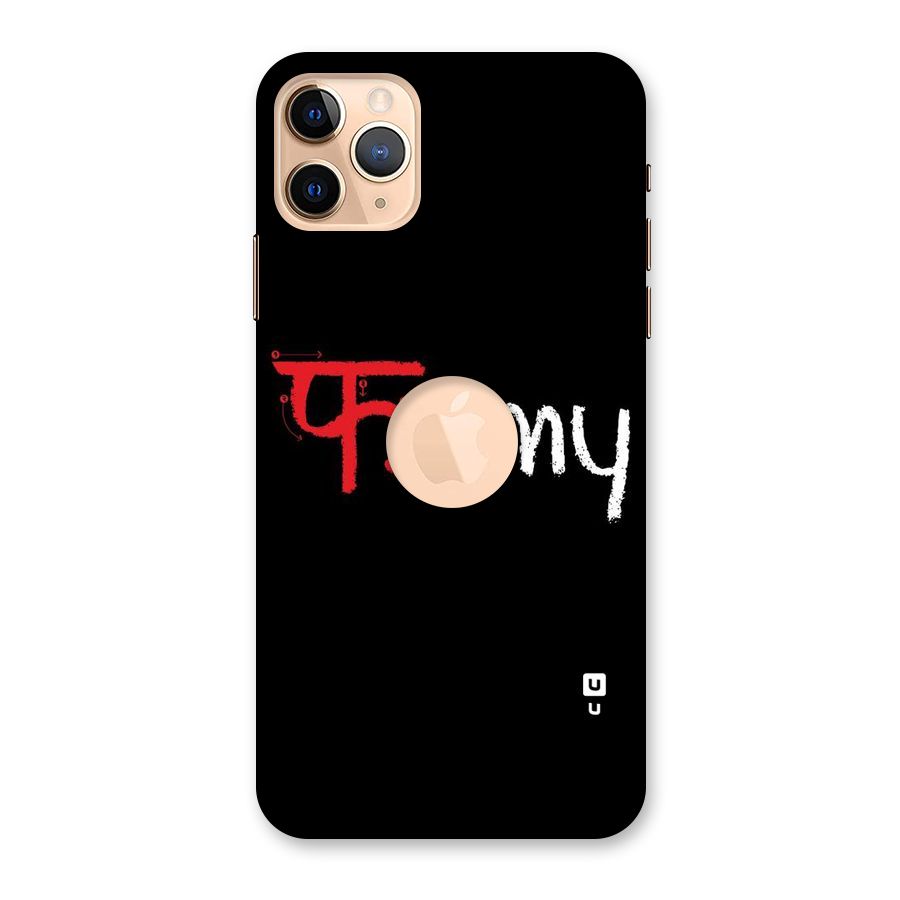 Filmy Back Case for iPhone 11 Pro Max Logo Cut