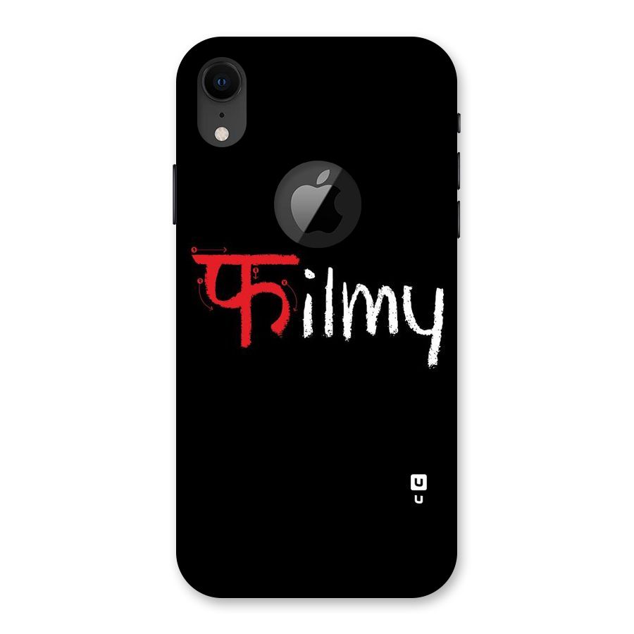 Filmy Back Case for iPhone XR Logo Cut