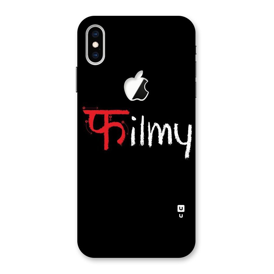 Filmy Back Case for iPhone XS Max Apple Cut