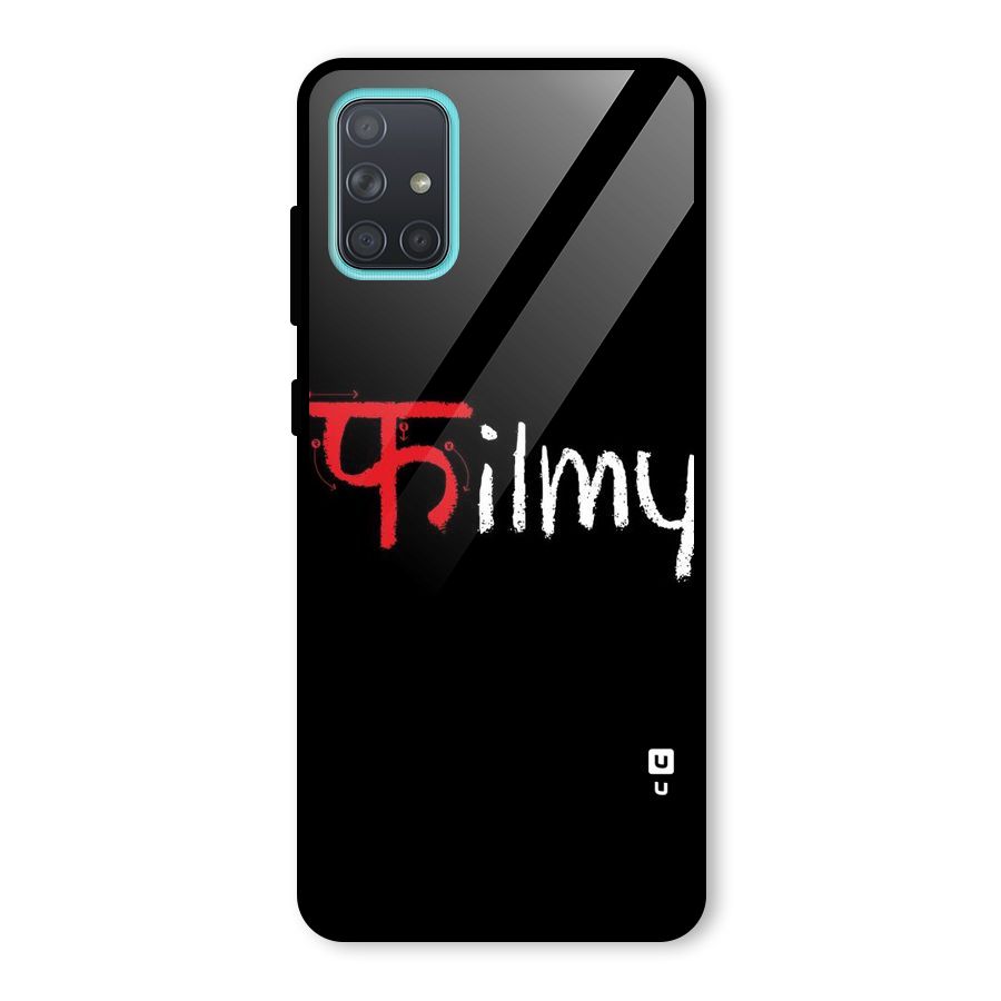 Filmy Glass Back Case for Galaxy A71