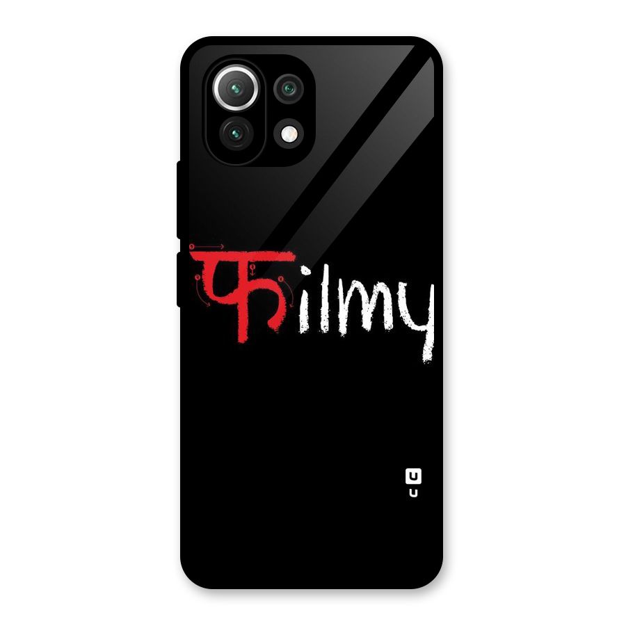 Filmy Glass Back Case for Mi 11 Lite