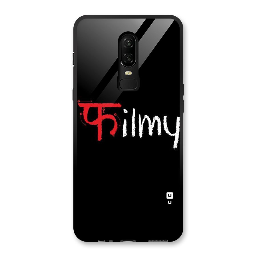 Filmy Glass Back Case for OnePlus 6