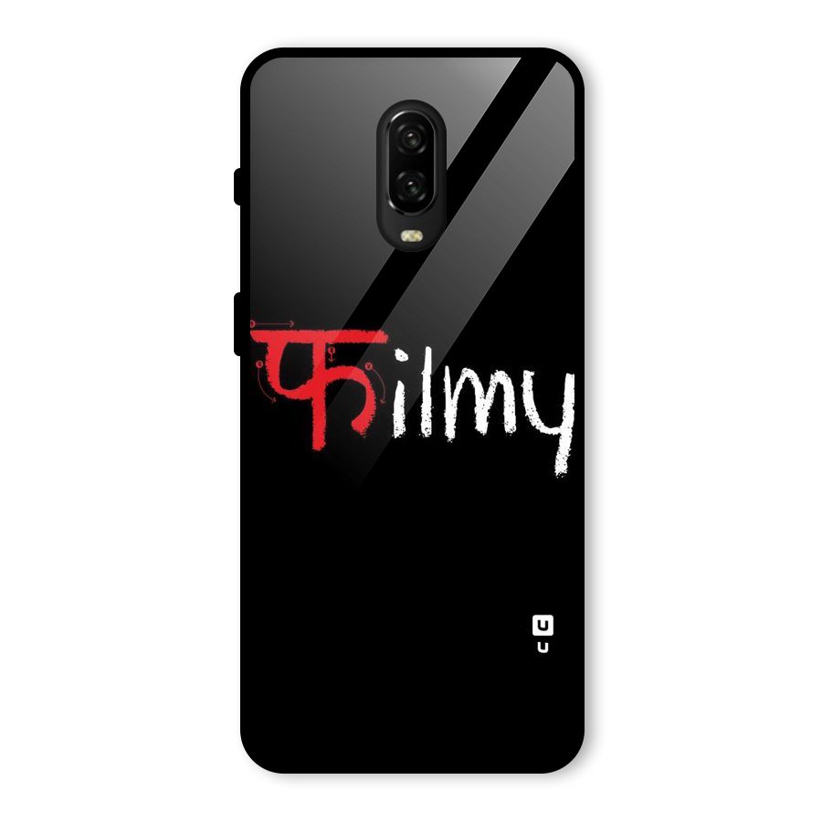 Filmy Glass Back Case for OnePlus 6T