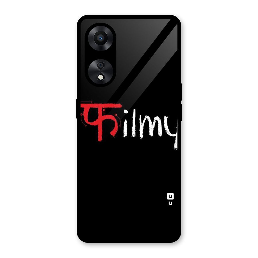 Filmy Glass Back Case for Oppo A78