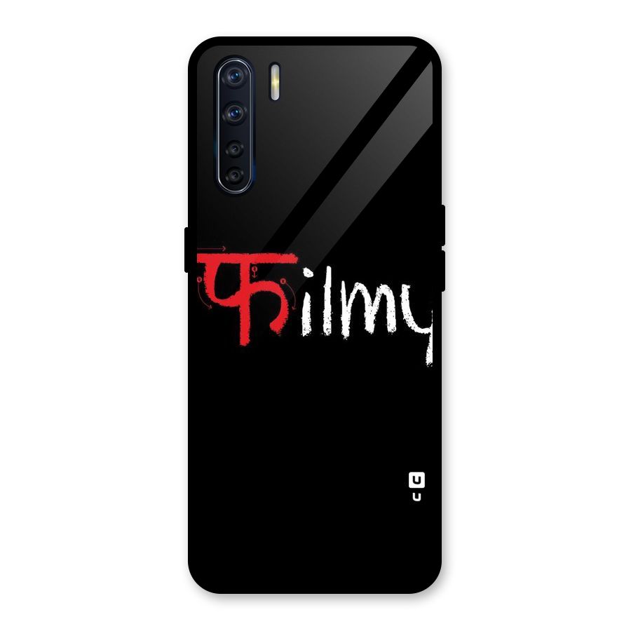 Filmy Glass Back Case for Oppo F15