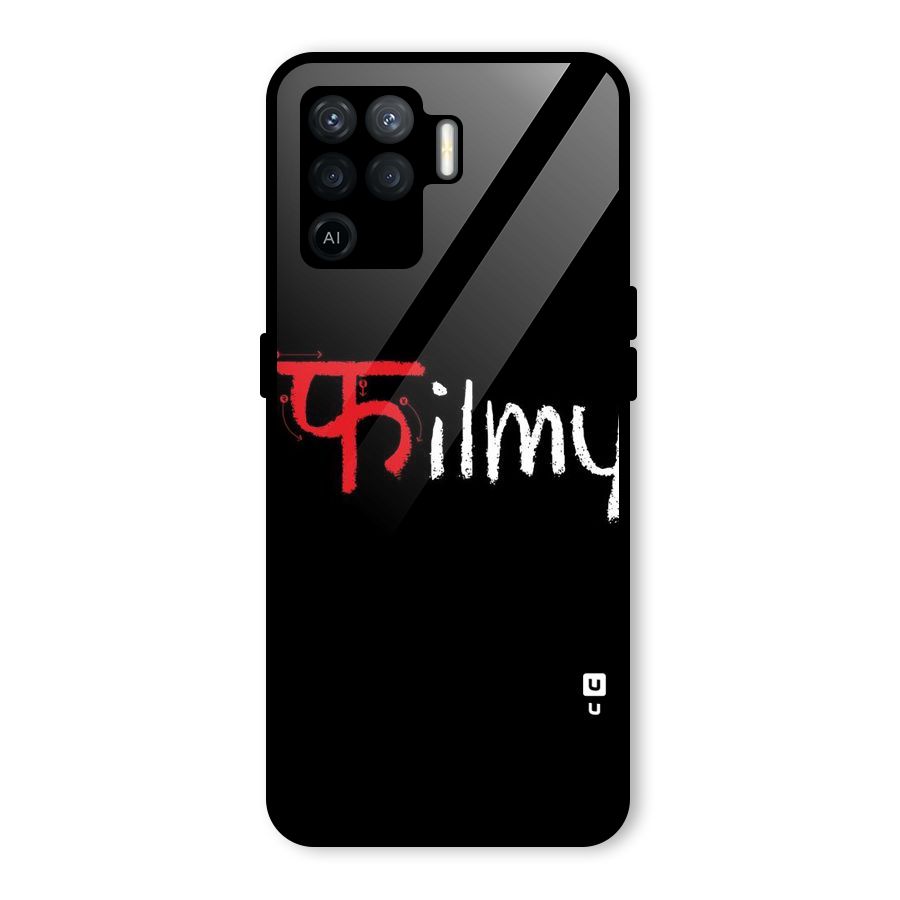 Filmy Glass Back Case for Oppo F19 Pro