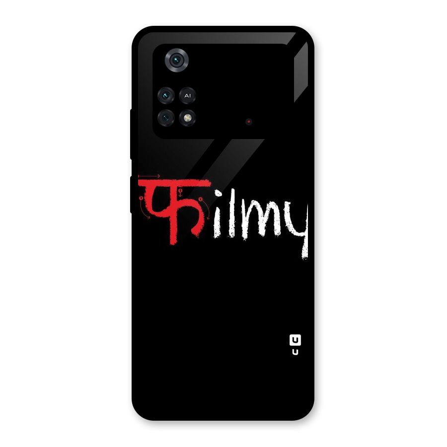 Filmy Glass Back Case for Poco M4 Pro 4G