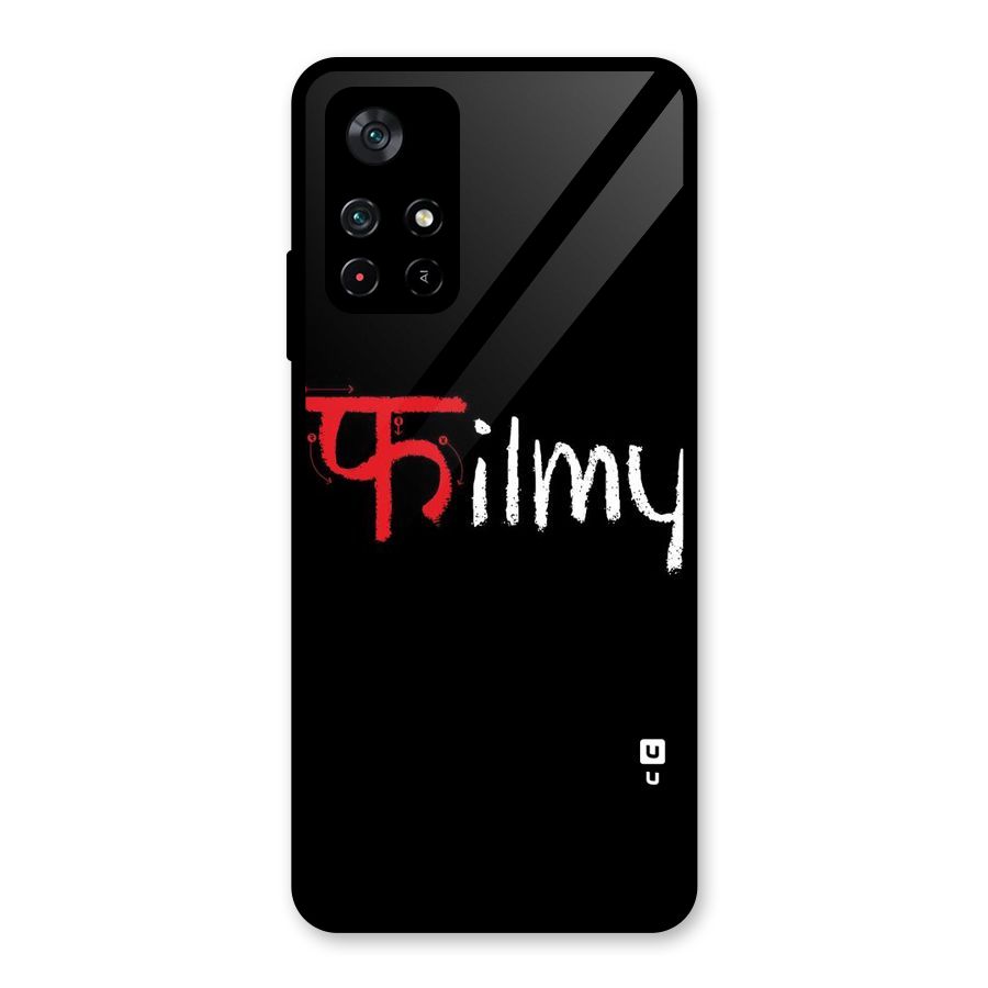 Filmy Glass Back Case for Poco M4 Pro 5G