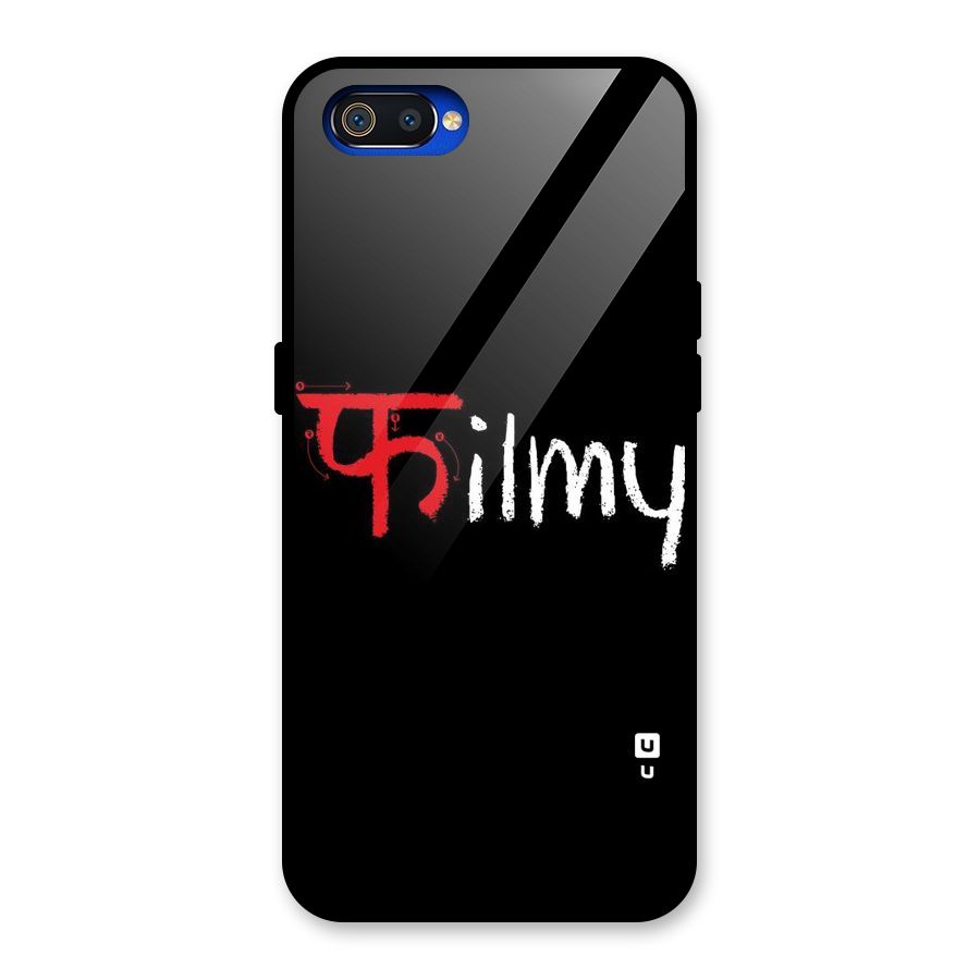 Filmy Glass Back Case for Realme C2