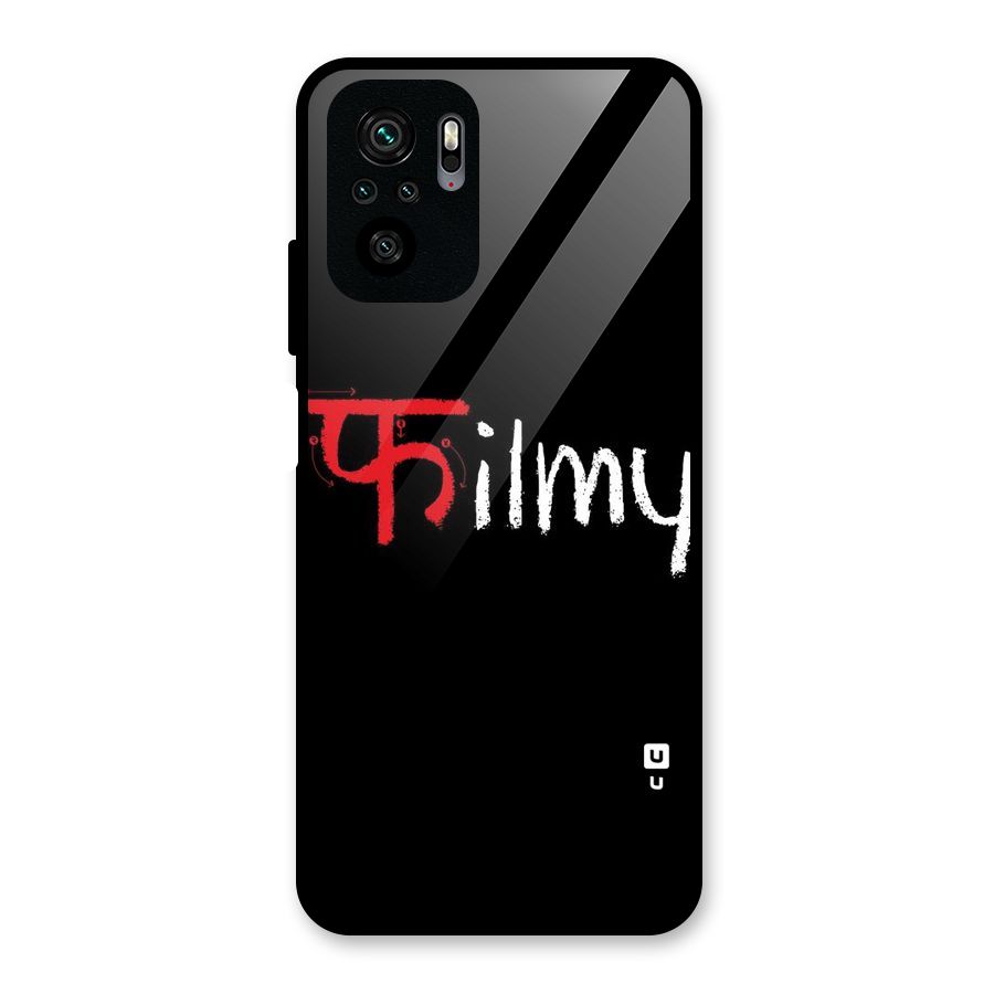 Filmy Glass Back Case for Redmi Note 10S
