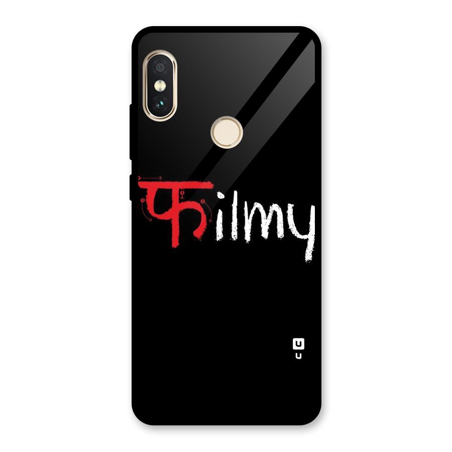 Filmy Glass Back Case for Redmi Note 5 Pro