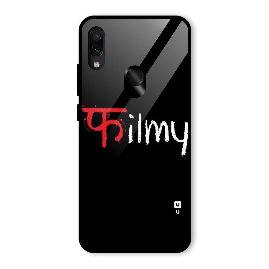 Filmy Glass Back Case for Redmi Note 7 Pro
