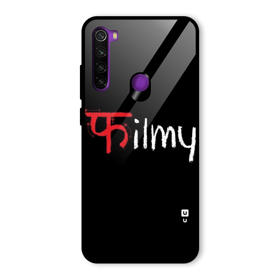 Filmy Glass Back Case for Redmi Note 8