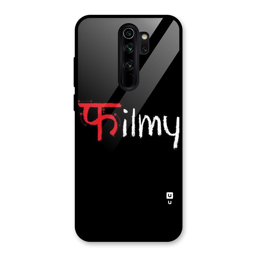 Filmy Glass Back Case for Redmi Note 8 Pro