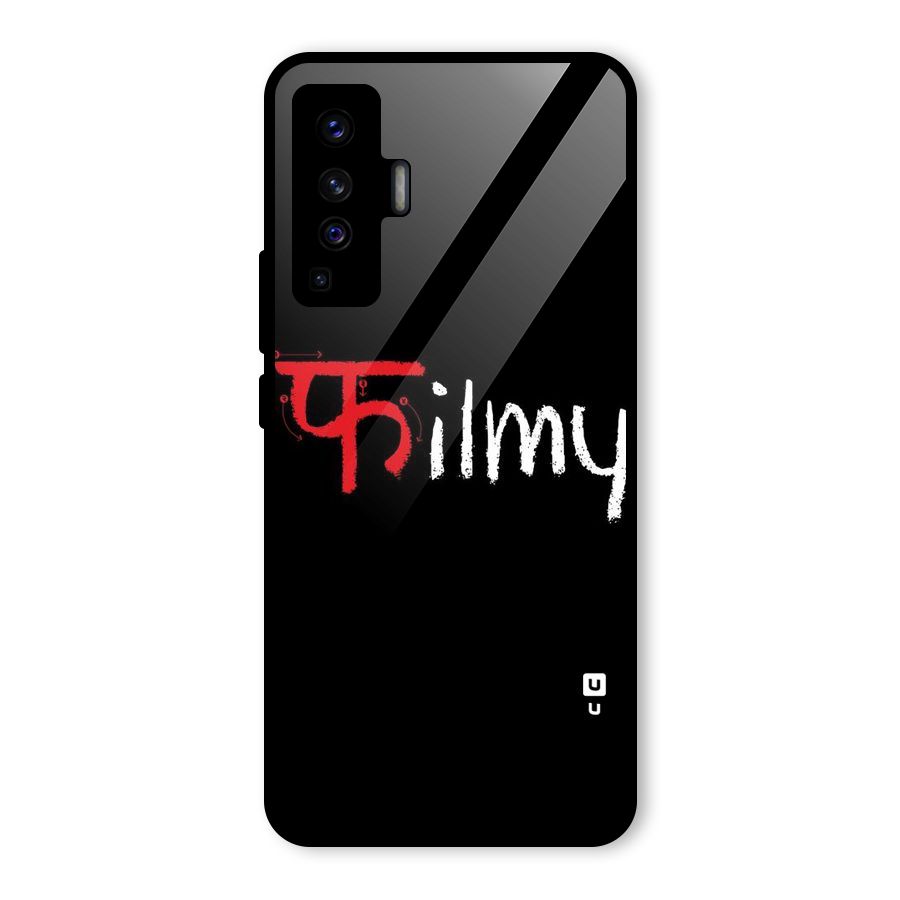 Filmy Glass Back Case for Vivo X50