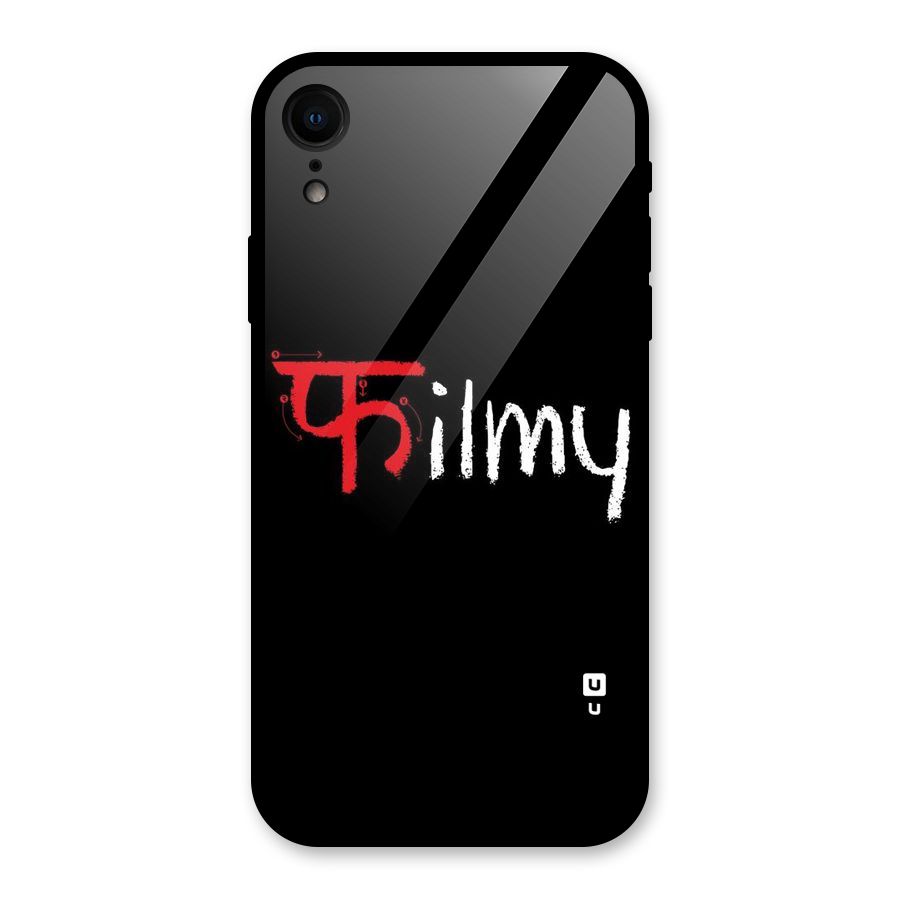 Filmy Glass Back Case for XR