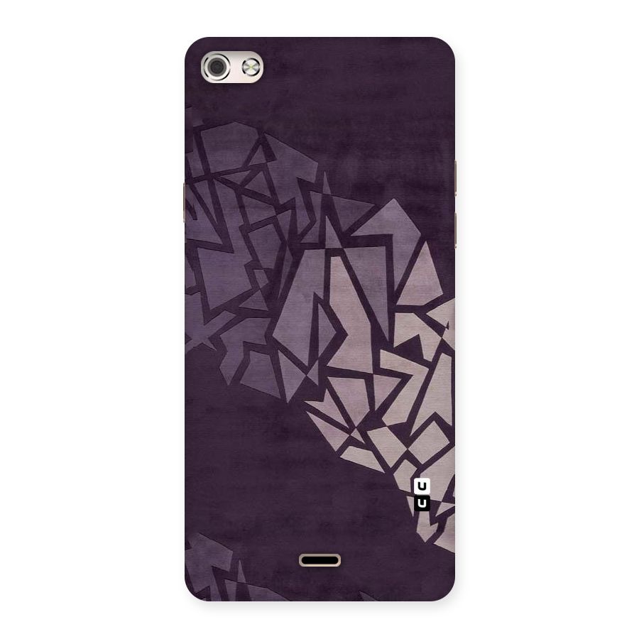 Fine Abstract Back Case for Micromax Canvas Silver 5