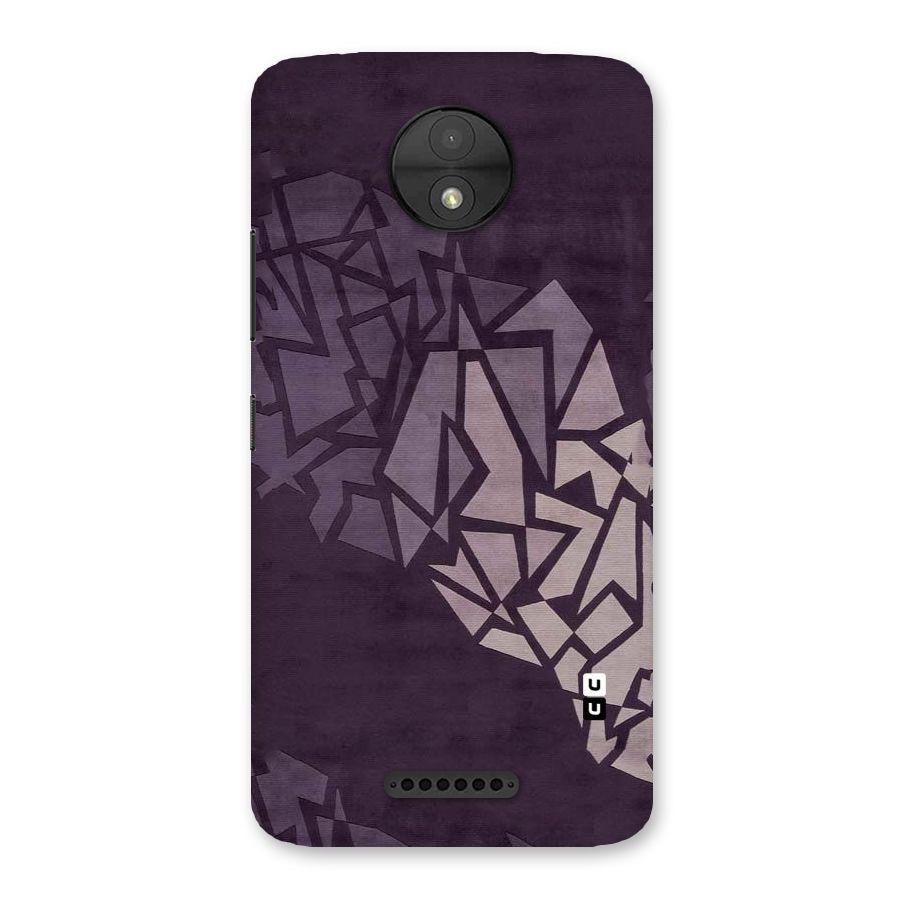 Fine Abstract Back Case for Moto C