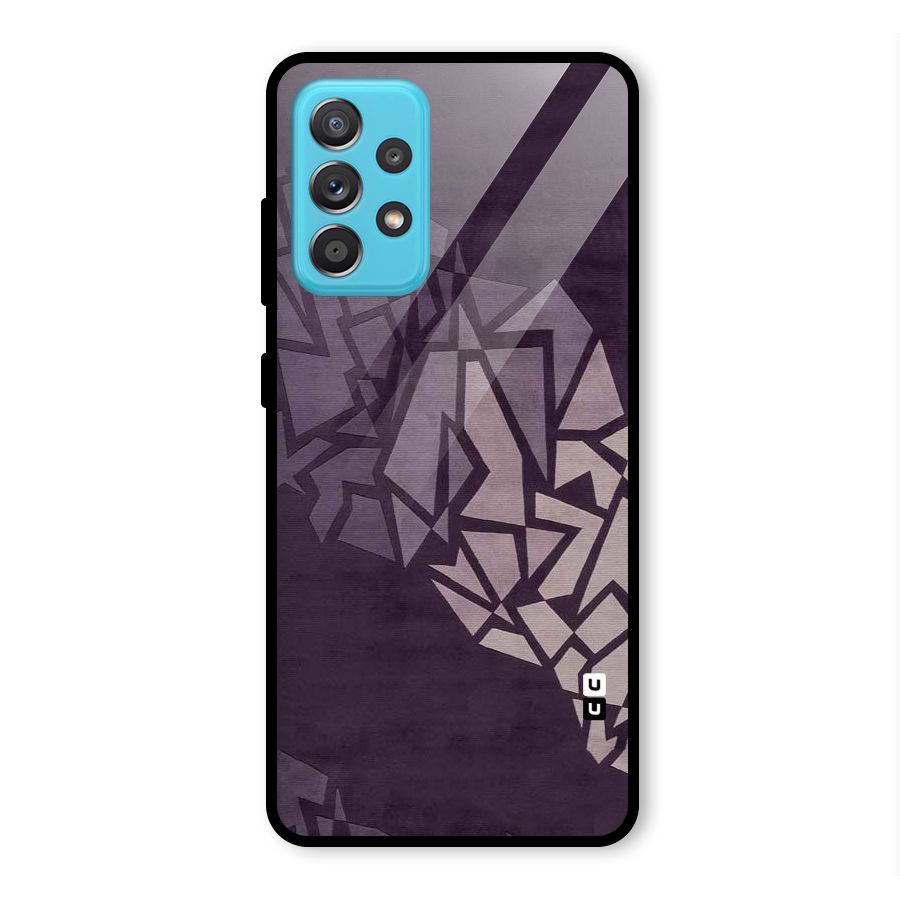 Fine Abstract Glass Back Case for Galaxy A52