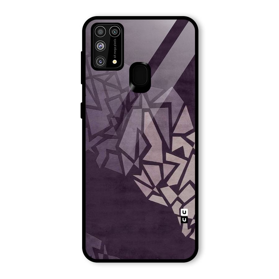 Fine Abstract Glass Back Case for Galaxy F41