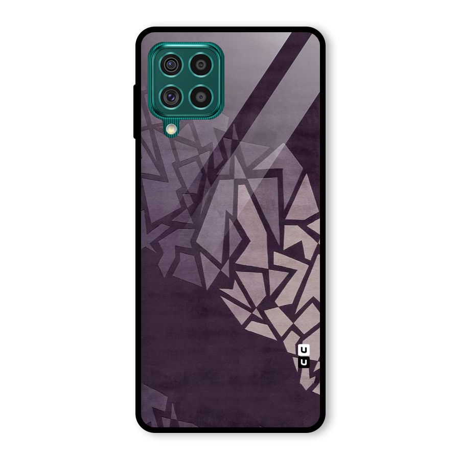 Fine Abstract Glass Back Case for Galaxy F62