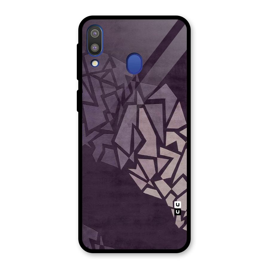 Fine Abstract Glass Back Case for Galaxy M20