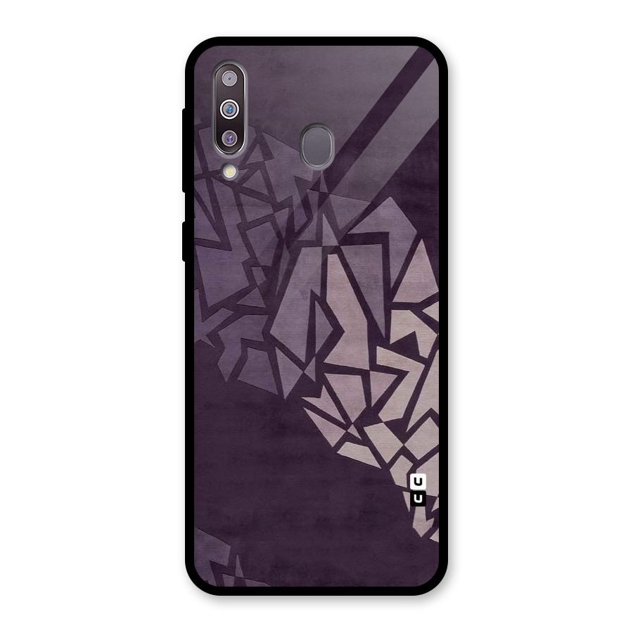 Fine Abstract Glass Back Case for Galaxy M30
