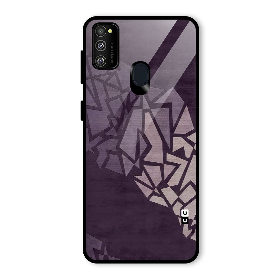 Fine Abstract Glass Back Case for Galaxy M30s