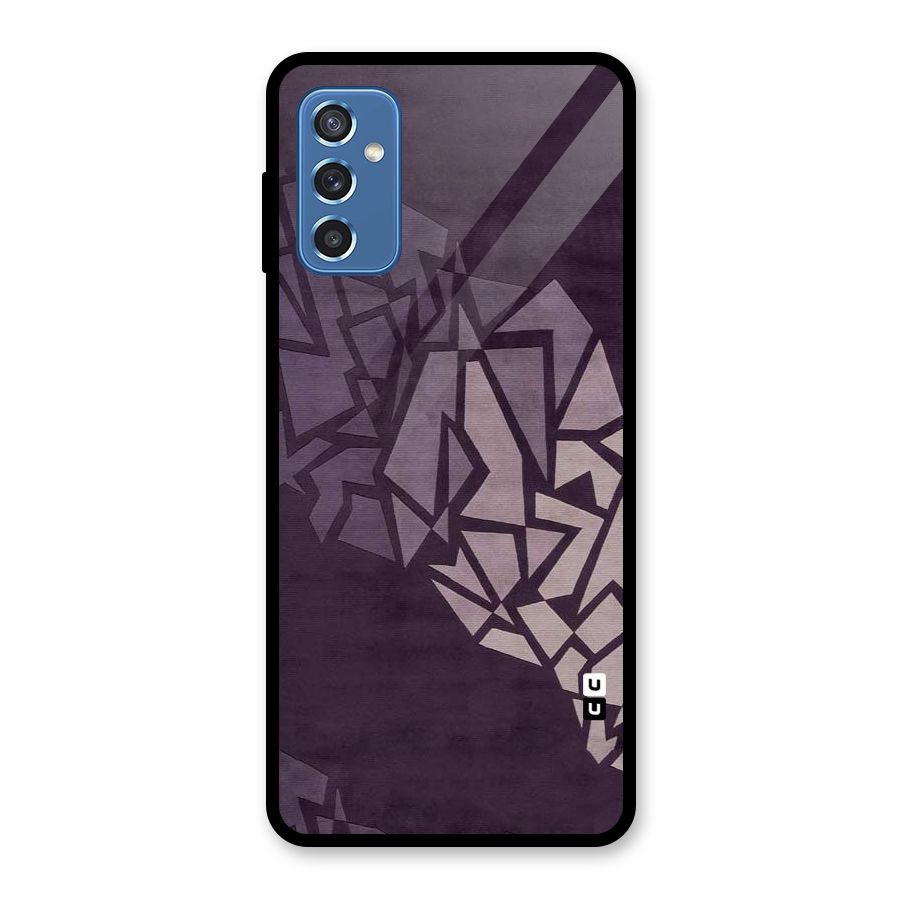 Fine Abstract Glass Back Case for Galaxy M52 5G
