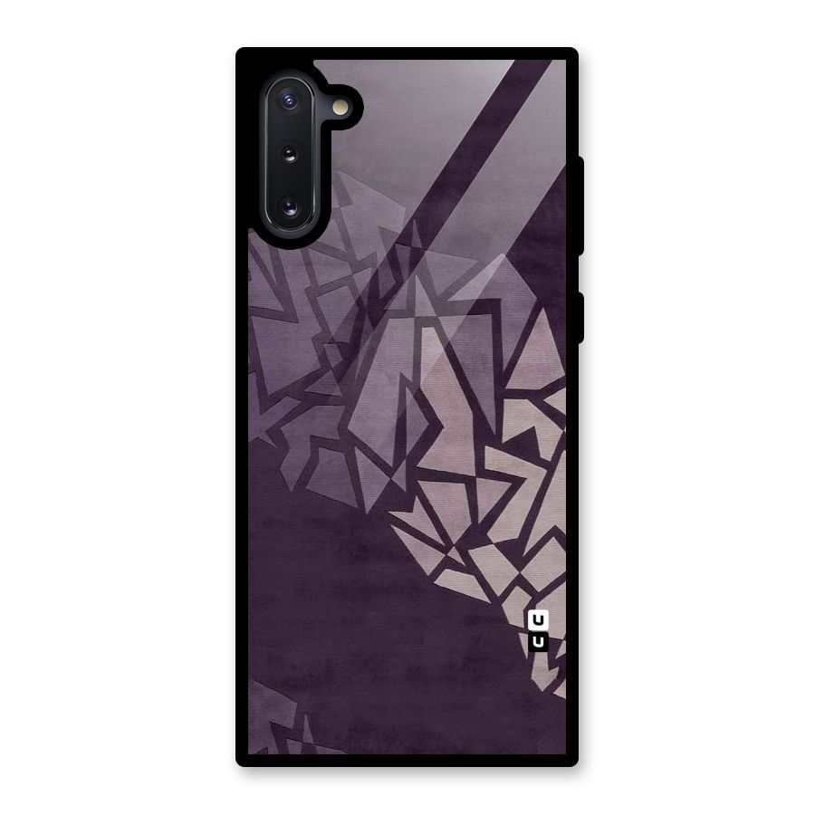 Fine Abstract Glass Back Case for Galaxy Note 10