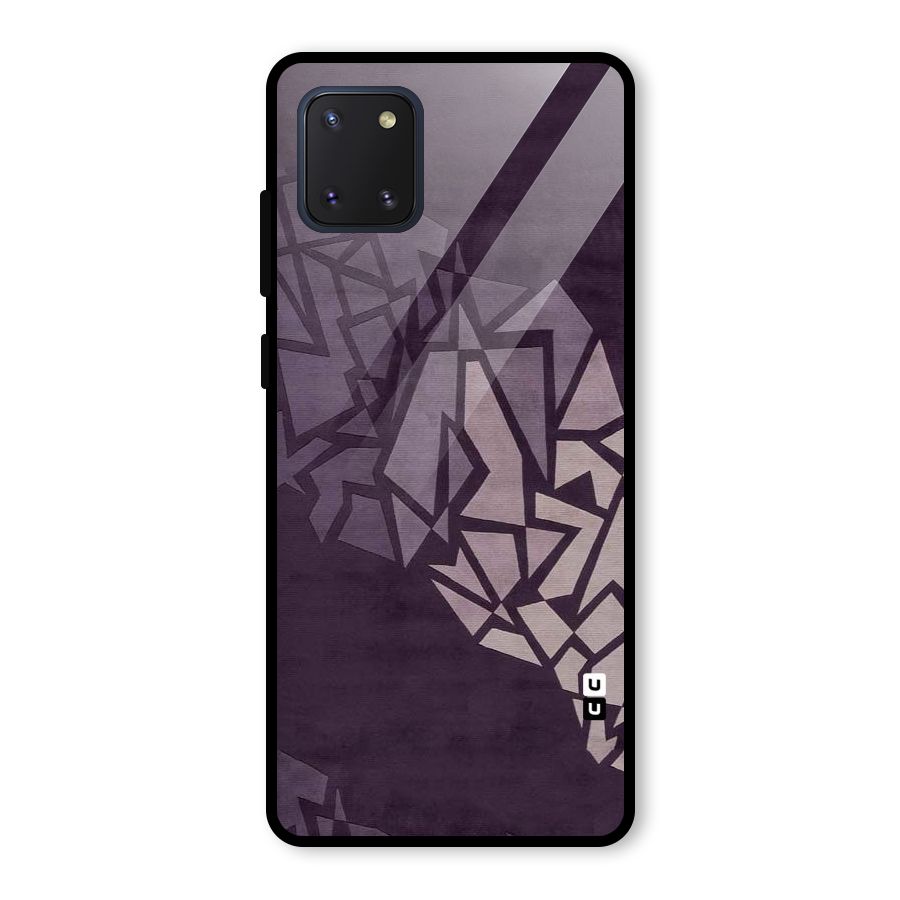 Fine Abstract Glass Back Case for Galaxy Note 10 Lite