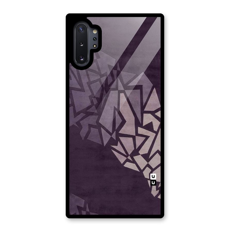 Fine Abstract Glass Back Case for Galaxy Note 10 Plus
