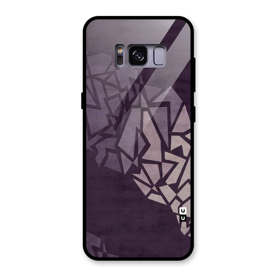 Fine Abstract Glass Back Case for Galaxy S8