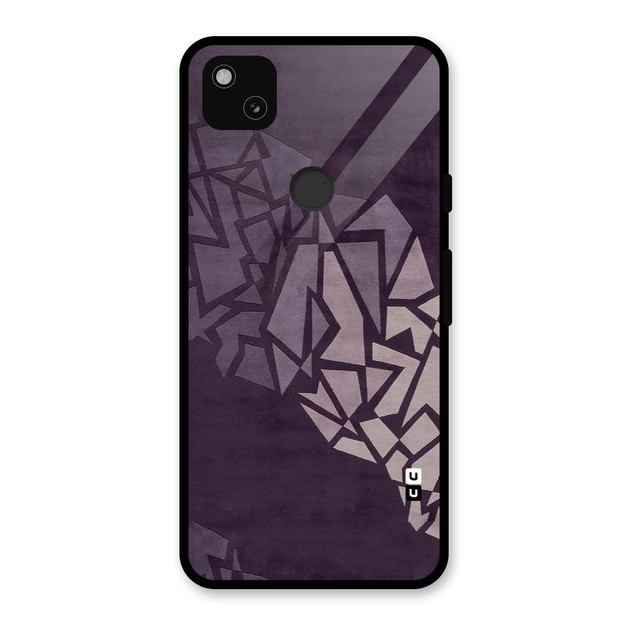 Fine Abstract Glass Back Case for Google Pixel 4a