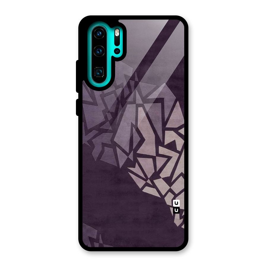 Fine Abstract Glass Back Case for Huawei P30 Pro