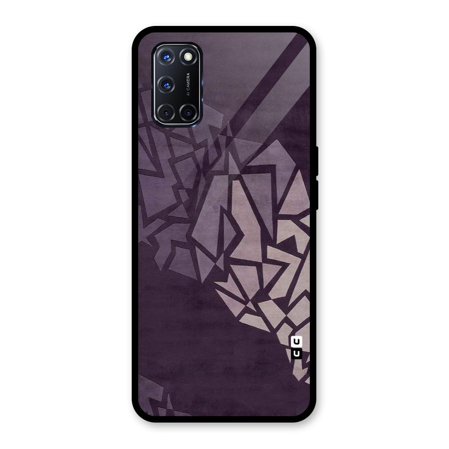 Fine Abstract Glass Back Case for Oppo A52