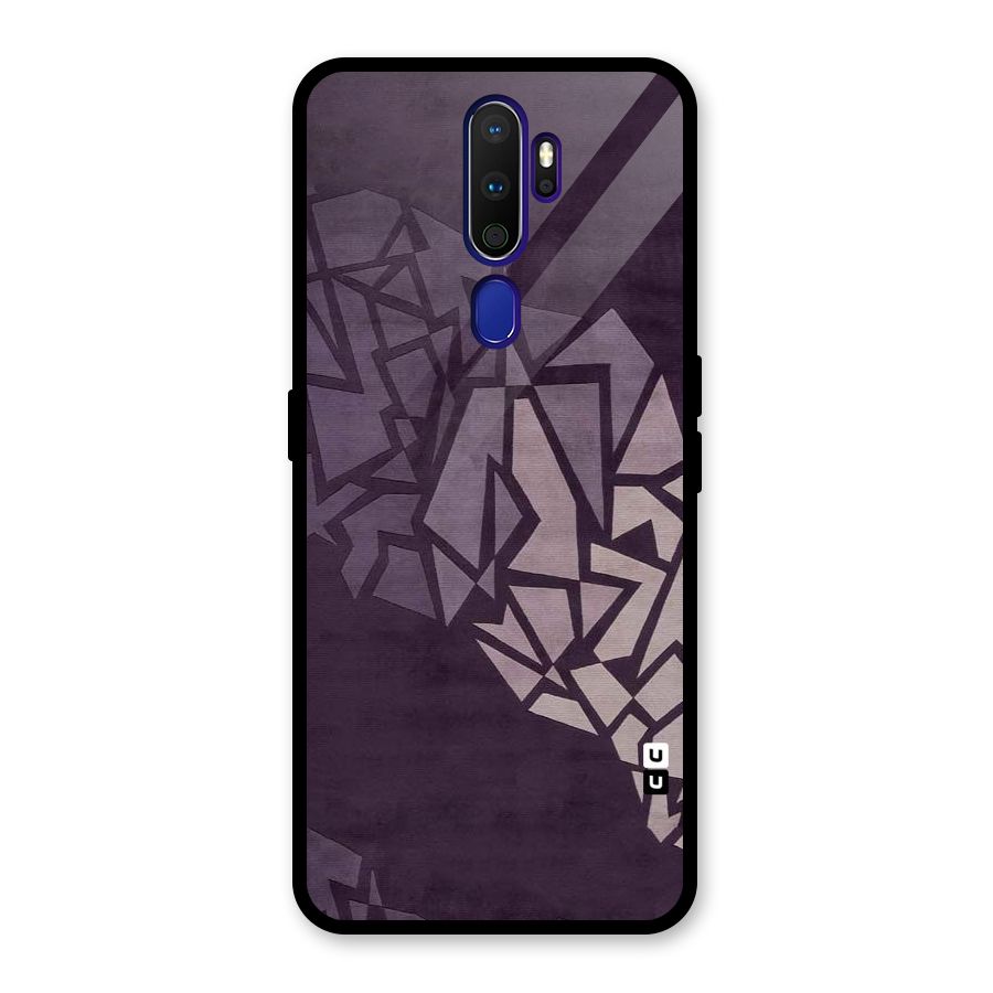 Fine Abstract Glass Back Case for Oppo A9 (2020)