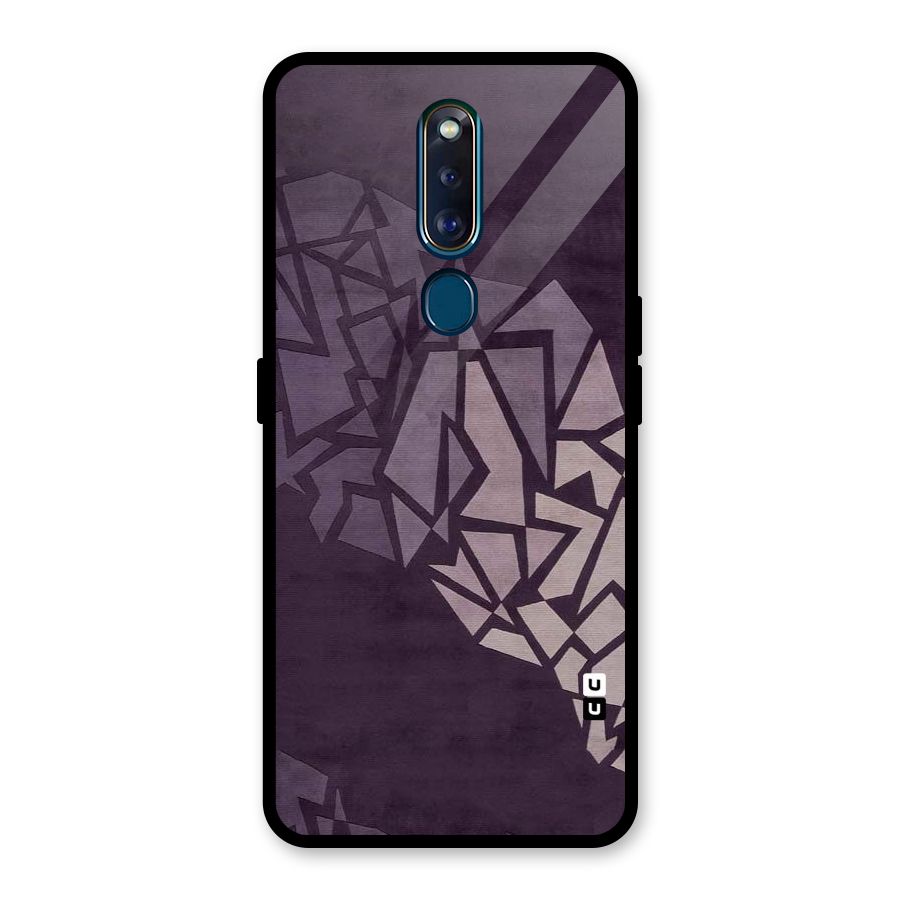 Fine Abstract Glass Back Case for Oppo F11 Pro