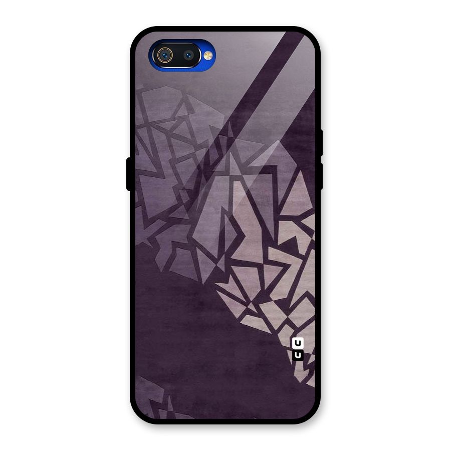 Fine Abstract Glass Back Case for Realme C2