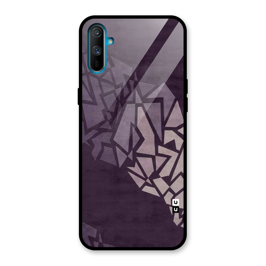 Fine Abstract Glass Back Case for Realme C3
