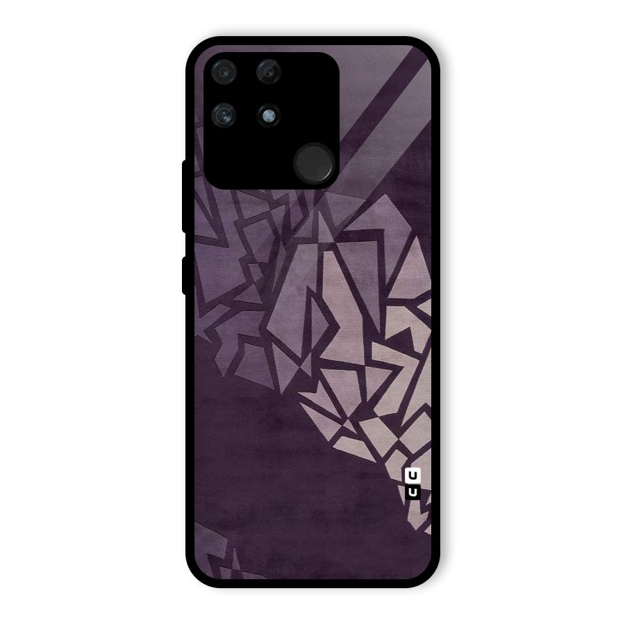 Fine Abstract Glass Back Case for Realme Narzo 50A