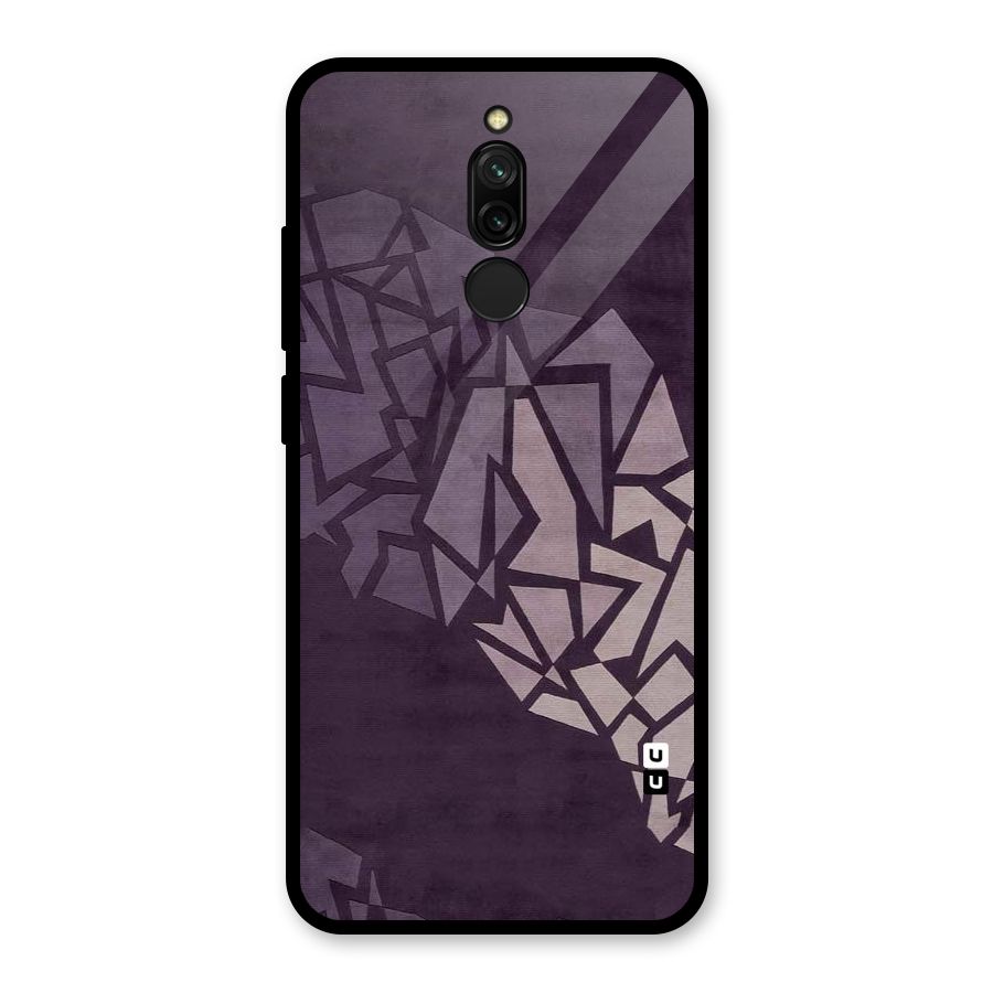 Fine Abstract Glass Back Case for Redmi 8