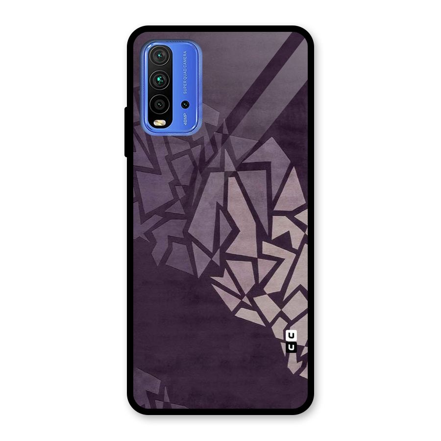 Fine Abstract Glass Back Case for Redmi 9 Power