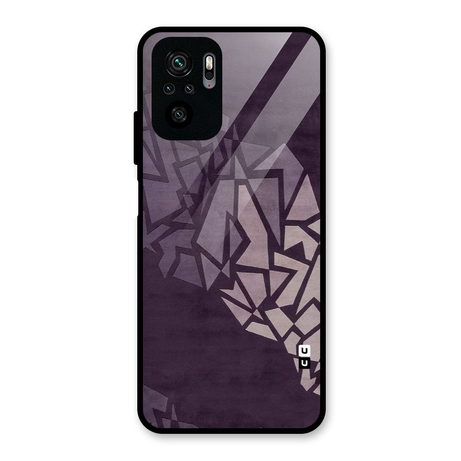 Fine Abstract Glass Back Case for Redmi Note 10S