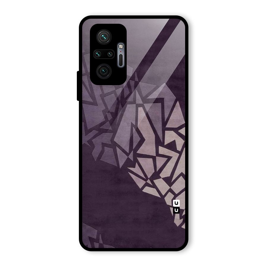 Fine Abstract Glass Back Case for Redmi Note 10 Pro Max