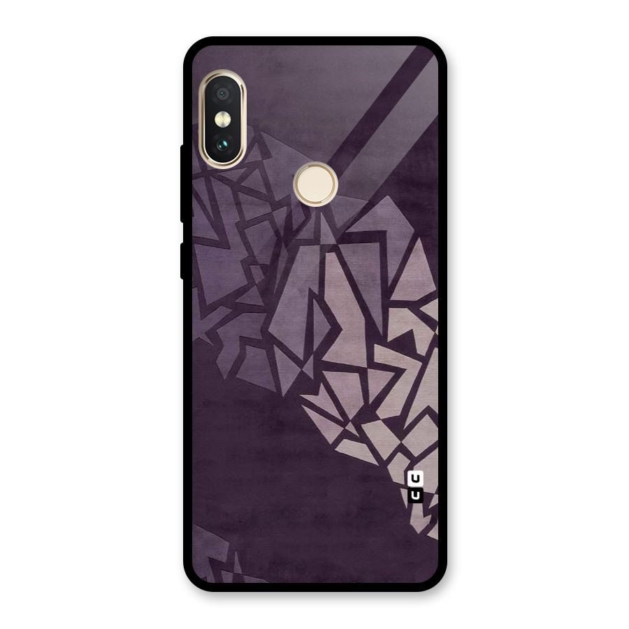 Fine Abstract Glass Back Case for Redmi Note 5 Pro