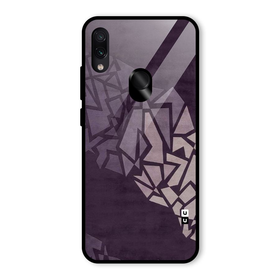 Fine Abstract Glass Back Case for Redmi Note 7 Pro